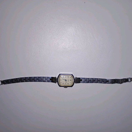 Luch women's authentic mechanical watch used, silver