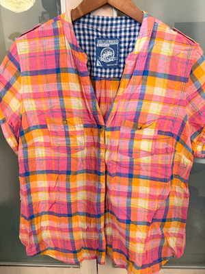 Lovingly Laundered Colorful Checked Shirt XL/XXL like new