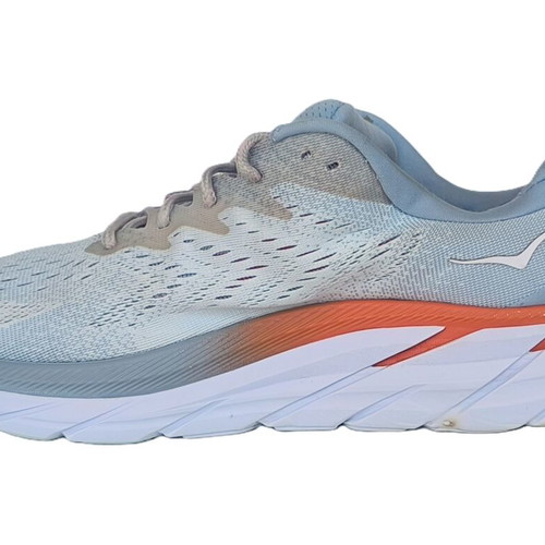 Hoka One One Clifton 8 used colorful sports shoes, size 41