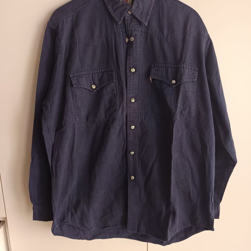 Levi's men's shirt used, dark blue, size M