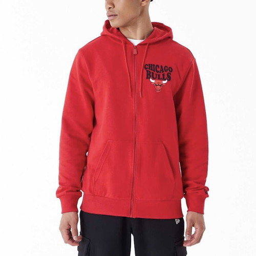 New Era NBA Chicago Bulls Full Zip Hoodie new, men's M