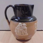 Dewar's Scotch Whisky Royal Doulton old advertising ceramic jug