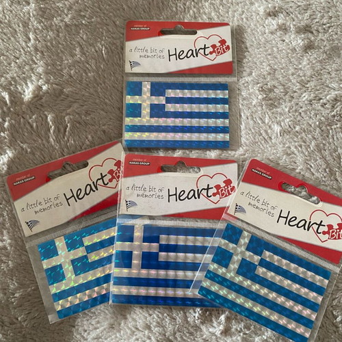 Car sticker new, set of 4 pieces