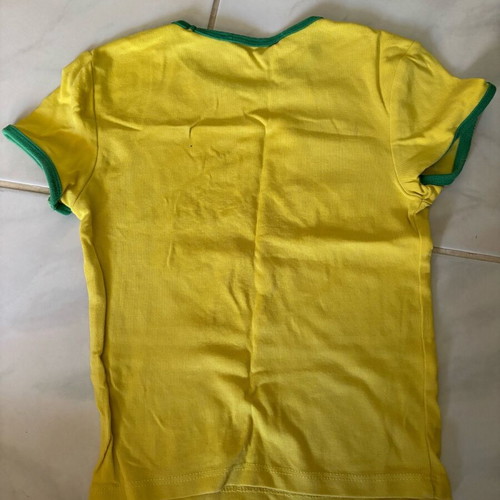 Brazilian Blouse in good condition, green and yellow