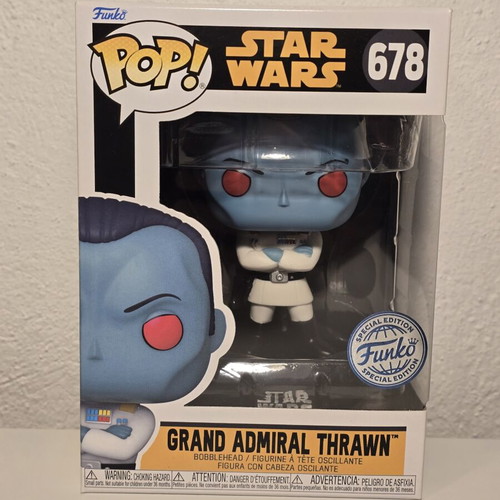 Funko POP! Star Wars Rebels Grand Admiral Thrawn #678 Special Edition like new