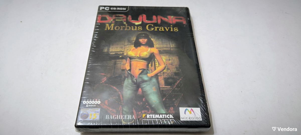 Jeu PC DRUUNA MORBUS GRAVIS - 6 CD-ROM - Microids 2001 - Comme Neuf