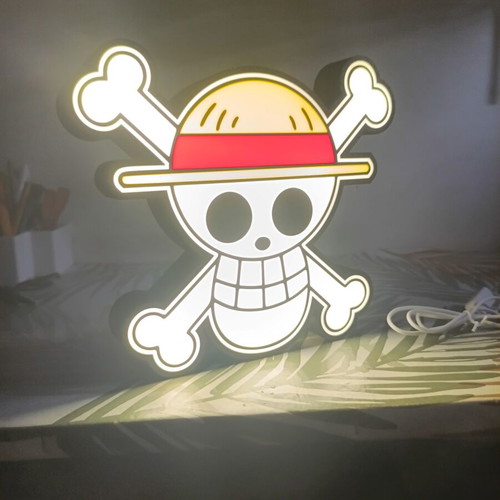 One Piece Straw Hat Pirates light sign