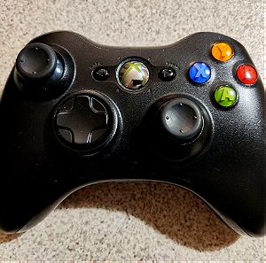 Xbox 360 wireless controller μαύρο