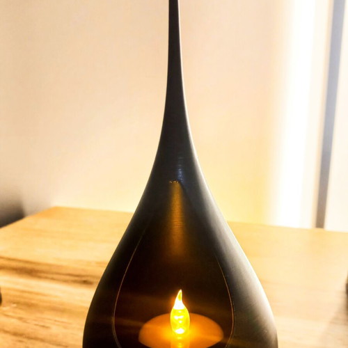 Teardrop Candle Holder, modern minimal design