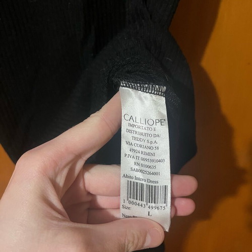 Black Calliope dress L with cut-out shoulders like new