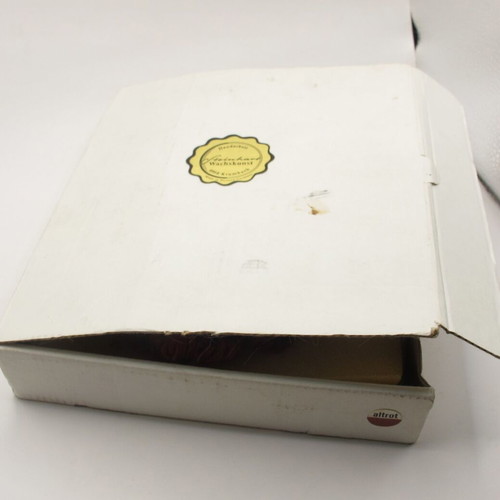 Vintage German Wax Wall Plaque New with Original Box 70s