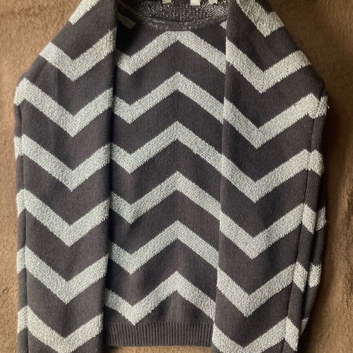 Naf Naf blouse small new, white and gray