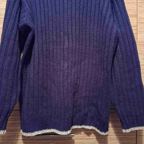 Freeport acrylic pullover Large like new blue
