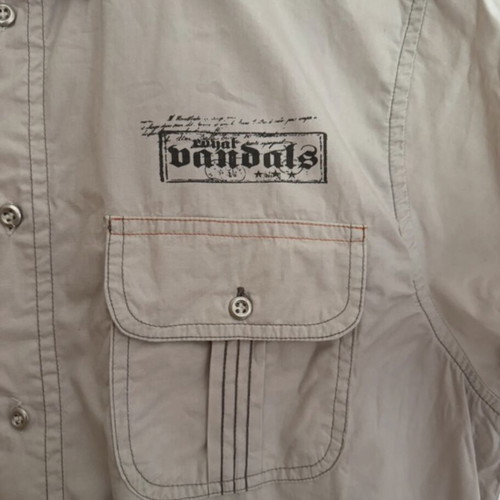 Royal Vandals short-sleeve shirt men's like new, size M, beige