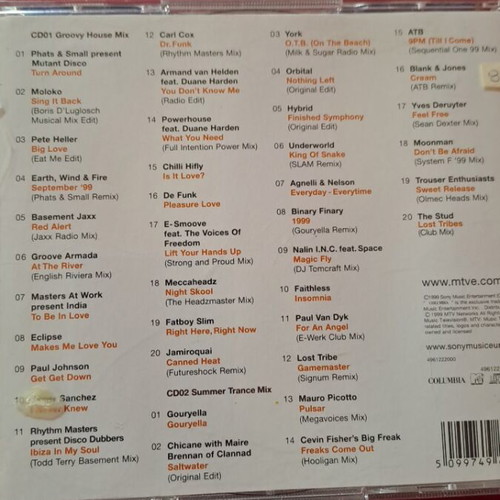 MTV Ibiza 99 CD like new, 2 discs