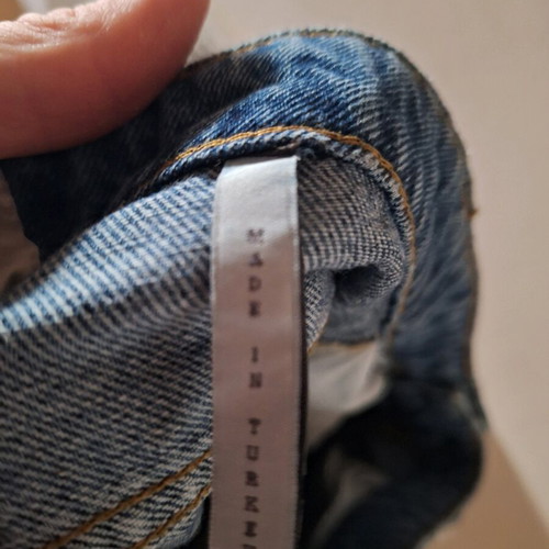 One Teaspoon denim pants like new, size 26, blue with pink