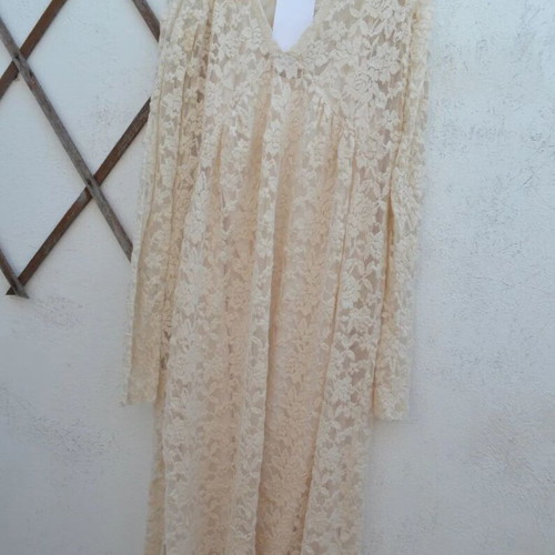 Zara lace dress with long sleeve and slip dress like new, romantic