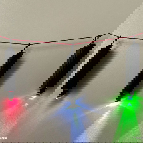 Ръчно изработени оптични сигнализатори за риболов комплект от 2 с LED