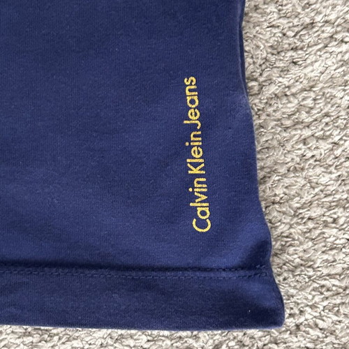 Calvin Klein Jeans Mens Blue Tibokoy Slim T-Shirt M like new