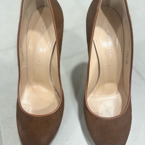 Casadei pony skin pumps like new, size 38, brown