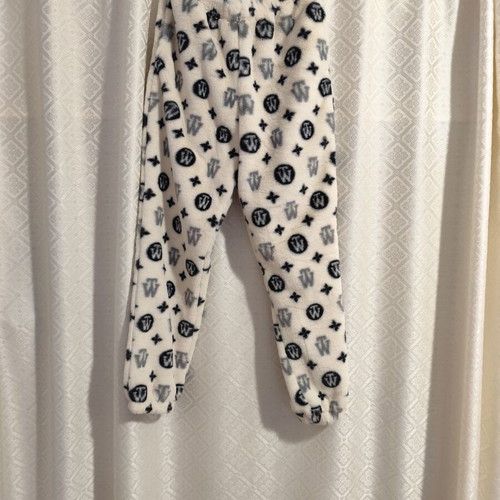 Fleece pants like new, size M, multicolor