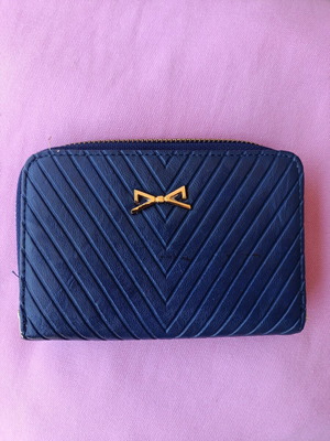 Achilleas Accessories blue wallet new with minor glue marks