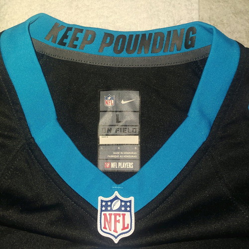 Nike On Field NFL Jersey Cam Newton Carolina Panthers Size L Like New