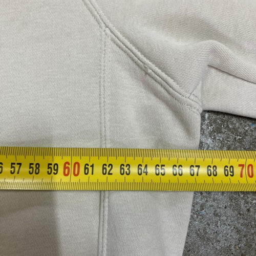 Nike Big Logo Sweater Y2K 2000s XL creme vintage wornlook