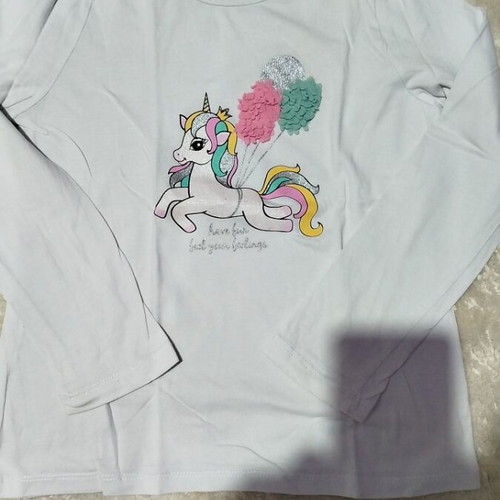 Girls' blouses used, 2 long-sleeve and 1 short-sleeve 128-134 cm
