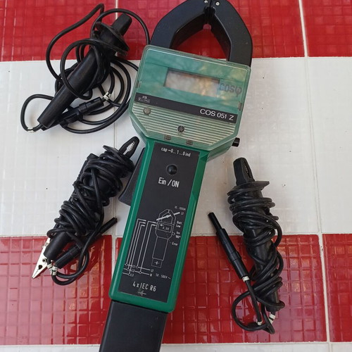Power Factor Meter COS 051 Z HB ELIMA like new, made in Germany