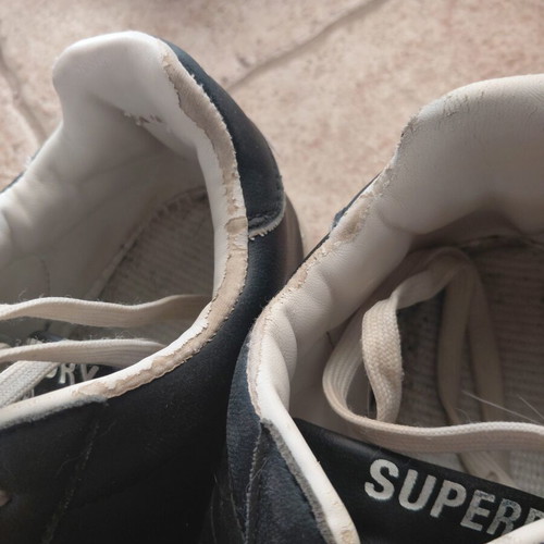 Superdry sneakers size 43, black and white