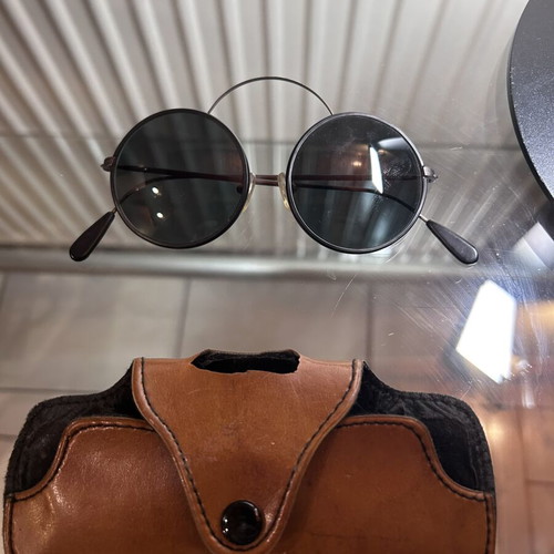 Vintage sunglasses like new, black, 40 years old