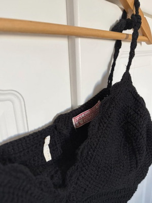 Black knitted top Pull & Bear like new