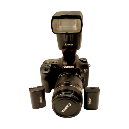 Canon EOS 7D like new with 18-55 and 18-135 lenses, flash, accessories