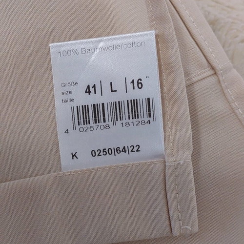 Olymp men's shirt new, size L-XL, light beige