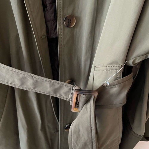 Mango trench coat new, green, comfortable fit, size XS
