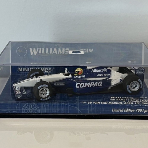 Minichamps Williams F1 BMW FW23 R. Schumacher San Marino GP 2001 μοντέλο σαν καινούργιο