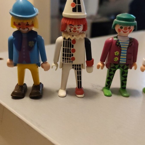 Playmobil clown collection used with defective figure