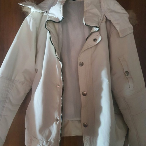 Beyond jacket used, white, unisex, sizes L and XL
