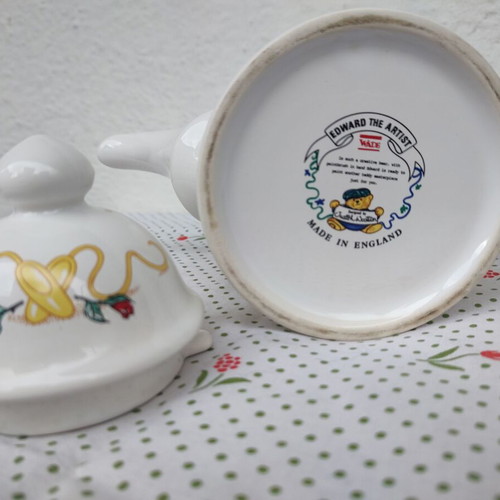 Edward the Artist Wade England teapot used, vintage