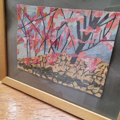 Two collages by Mimis Fotopoulos like new
