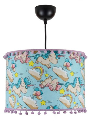 Unicorn children's ceiling light 35x20 cm E27 oxygen lampshades new