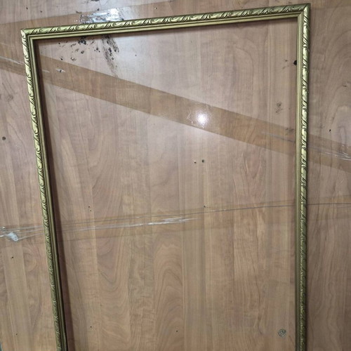 Wooden frame for canvas, mirror, photo, poster, gold