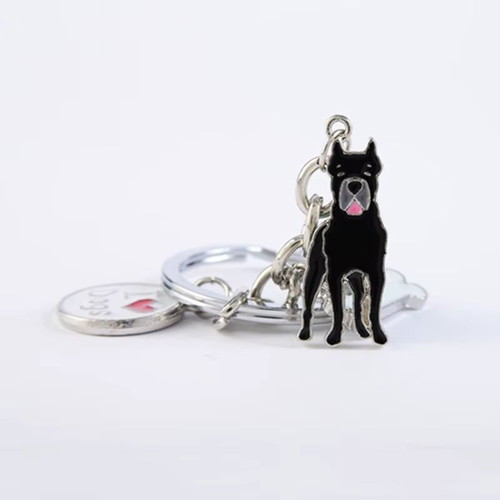 Cane Corso dog keychain new