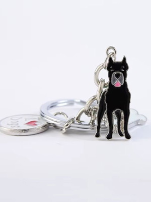 Cane Corso dog keychain new