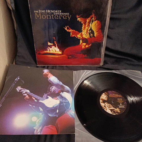 Live at Monterey The Jimi Hendrix Experience vinyl LP used, psychedelic rock