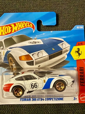 Hot Wheels Ferrari 365 GTB4 Competizione 2026 new sealed white