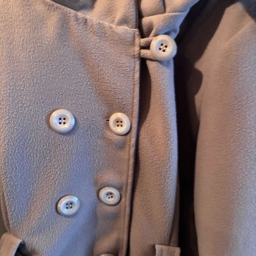Beige coat size 56 like new with detachable belt