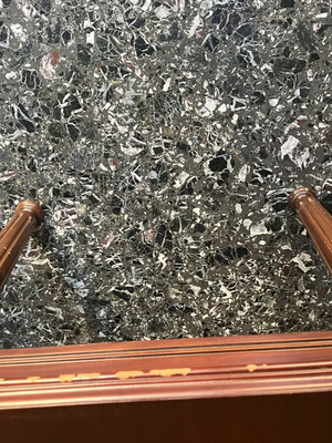 Coffee table used, dimensions 110x49x41 cm