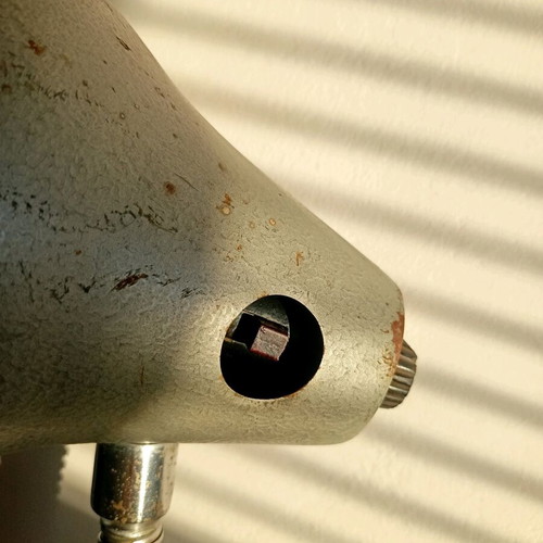 Industrial lamp for metal cutting machines used